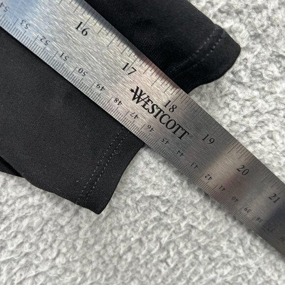 Chicos Womens Tunic Top 1‎ Medium Black Pullover 3/4 Sleeve Shirt Stretch - Picture 10 of 10